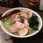 ひのき屋 - 冷た〜い！鶏とハマグリの塩ラーメン