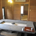 常陸屋 - オイラは囲炉裏席にて･･･。