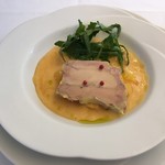 リストランテ・マッサ - 桃のスープとフォアグラのテリーヌ