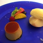 リストランテ・マッサ - 桃のプリンと桃のコンポート