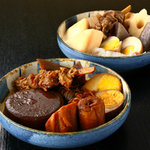 福ふくろう。 - おでん盛￥1050～トマトおでん 塩おでん！味噌おでん！