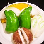 あかとんちゃん - 焼き野菜盛り　480円