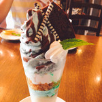珈琲哲學 - チョコミントパフェ