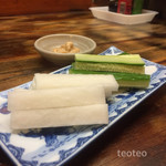 Date Shouten - 野菜スティック味噌ディップ