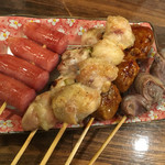 大衆酒場 ビートルマン - 焼き鳥（５本）（角度を変えて）