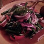 マンボ飯店 - スルメイカと空芯菜炒め