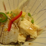 ひらまつ - 前菜　チダイとキスの生湯葉カルパッチョ風