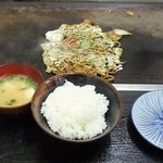 丸福 - 「焼きそば定食」（８５０円税抜）（２０１７年８月）