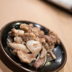 うを徳 - 2017.8 明石星鰈3.1キロ 内臓（肝、心臓、胃袋、腸）ソテー