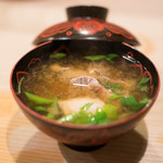 うを徳 - 2017.8 白子入りスマガツオの味噌汁