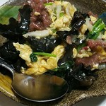 めだかタンタン - 豚肉と玉子の炒りつけ（おまかせ）