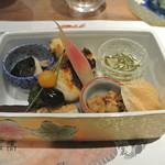 日本料理 潤花 - ２０１７年８月１２日の焼き物八寸