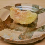 緒方 - 桃の天ぷら