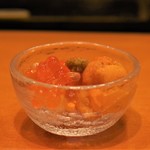 鮨 井上 - イクラと雲丹