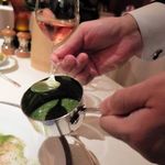 アピシウス - クレソンソースをお代わり。