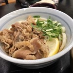 麺処 綿谷 - 牛肉ぶっかけ（ハーフ）_2017年7月