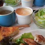 R cafe - プレートランチ９５０円