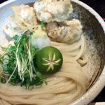 讃岐うどん白庵 - 生醤油とり天 （￥850）