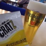 サントリー 天然水のビール工場 東京・武蔵野ブルワリー - 試飲①プレモル