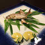 鄙の宿 金宇館 - 若鮎の塩焼き