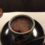 鄙の宿 金宇館 - 西瓜とブルーベリーの塩ジュレ掛け