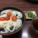 山の家 - 冷やしうどん500円