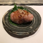 焼き鳥 平良 - 生つくねのお寿司