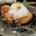 紀文寿司 - 7品め：がぜ雲丹