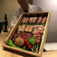 焼き鳥 平良 - 最初にネタを見せてくれました