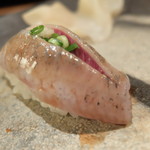紀文寿司 - 12品め：握り（鰯）