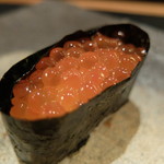 紀文寿司 - 14品め：軍艦（いくら）