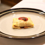 リストランテ ハナタニ - ☆茄子とスカモルツァのクレープ包み焼き