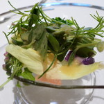 ウシマル - 大豆のバーニャカウダソースのサラダ