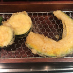 Tempurasakabanakashou - ズッキーニチーズ カボチャ