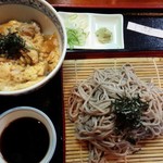Mensakaba Kaguya - ミニ親子丼ざるそばセット