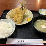 やま美 - あじフライ定食