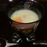 百楽荘 - 先付　蕪と豆乳のポタージュ