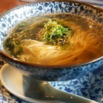 私房菜 きた川 - 【2017.08】あおさの麺