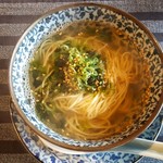 私房菜 きた川 - 【2017.08】あおさの麺