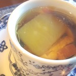 私房菜 きた川 - 【2017.08】冬瓜と鶏肉の蒸しスープ