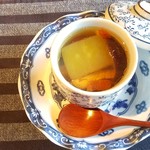 私房菜 きた川 - 【2017.08】冬瓜と鶏肉の蒸しスープ