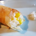 私房菜 きた川 - 【2017.08】とうもろこしと海老の春巻き