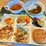 みーるマーマ - ランチ(\1,600)　温菜盛り付け例