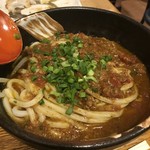 硯家 - スパイシー冷やしカレーうどん