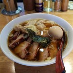 支那そば なかじま - 【2017/8】ワンタンチャーシュー麺＋味玉
