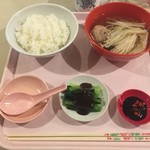 亜州食堂 チョウク - 170426潮州肉骨茶900円