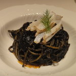 リストランテ ラ・バリック トウキョウ - お昼の　イカ墨のスパゲティーニ★