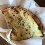 Bawarchi Indian Cuisine - Garlic Naan(アップ)♪