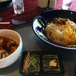 Zuiryou Gorufu Kurabu Resutoran - お素麺とミニ鰻丼