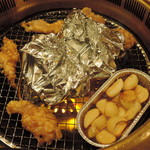 焼肉問屋 牛蔵 - 和牛ハンバーグ・にんにくホイル・ホルモン